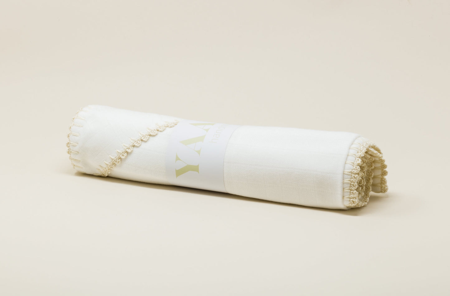 Muslin Capped Towel - Beige