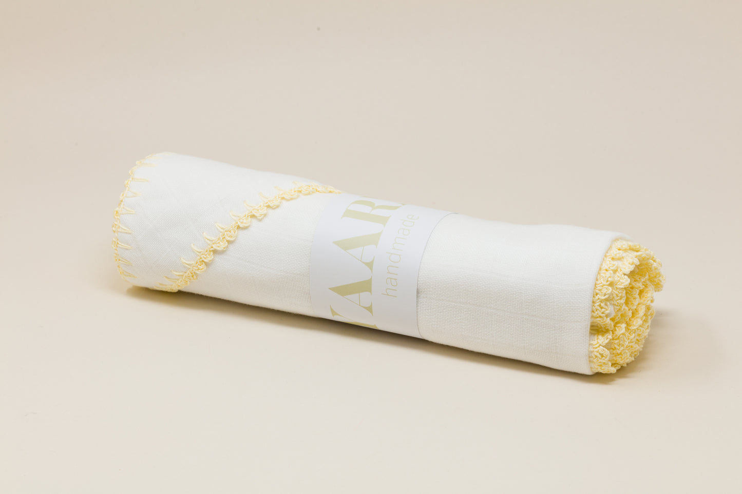 Muslin Capped Towel - Citrus