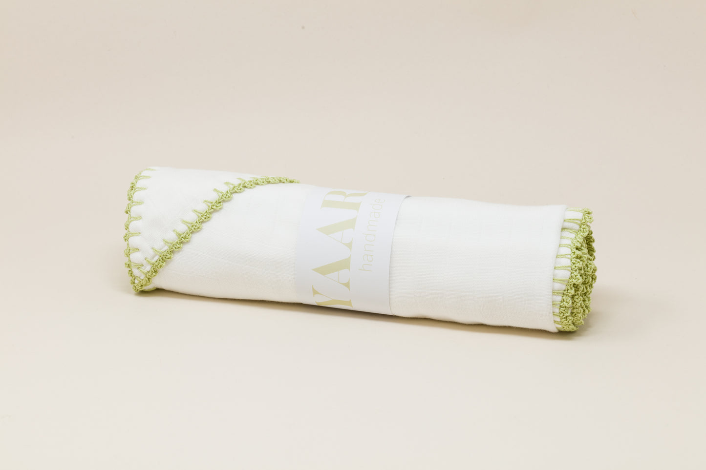 Muslin Capped Towel - Mint