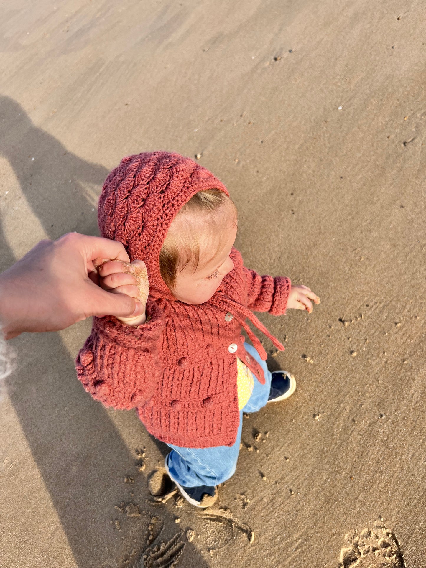 Woolen Cardigan FINCH - Blush