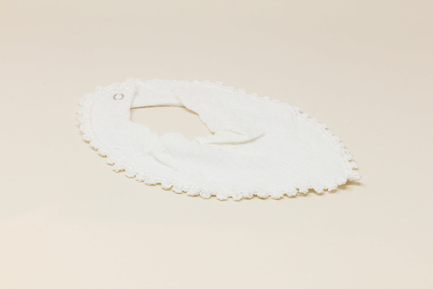 Muslin Bib - White