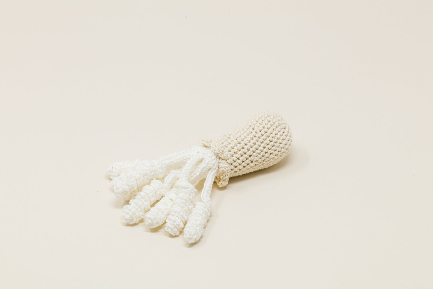 Octopus Rattle - White