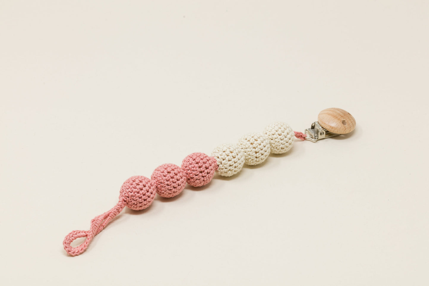 Pacifier Clip - Blush