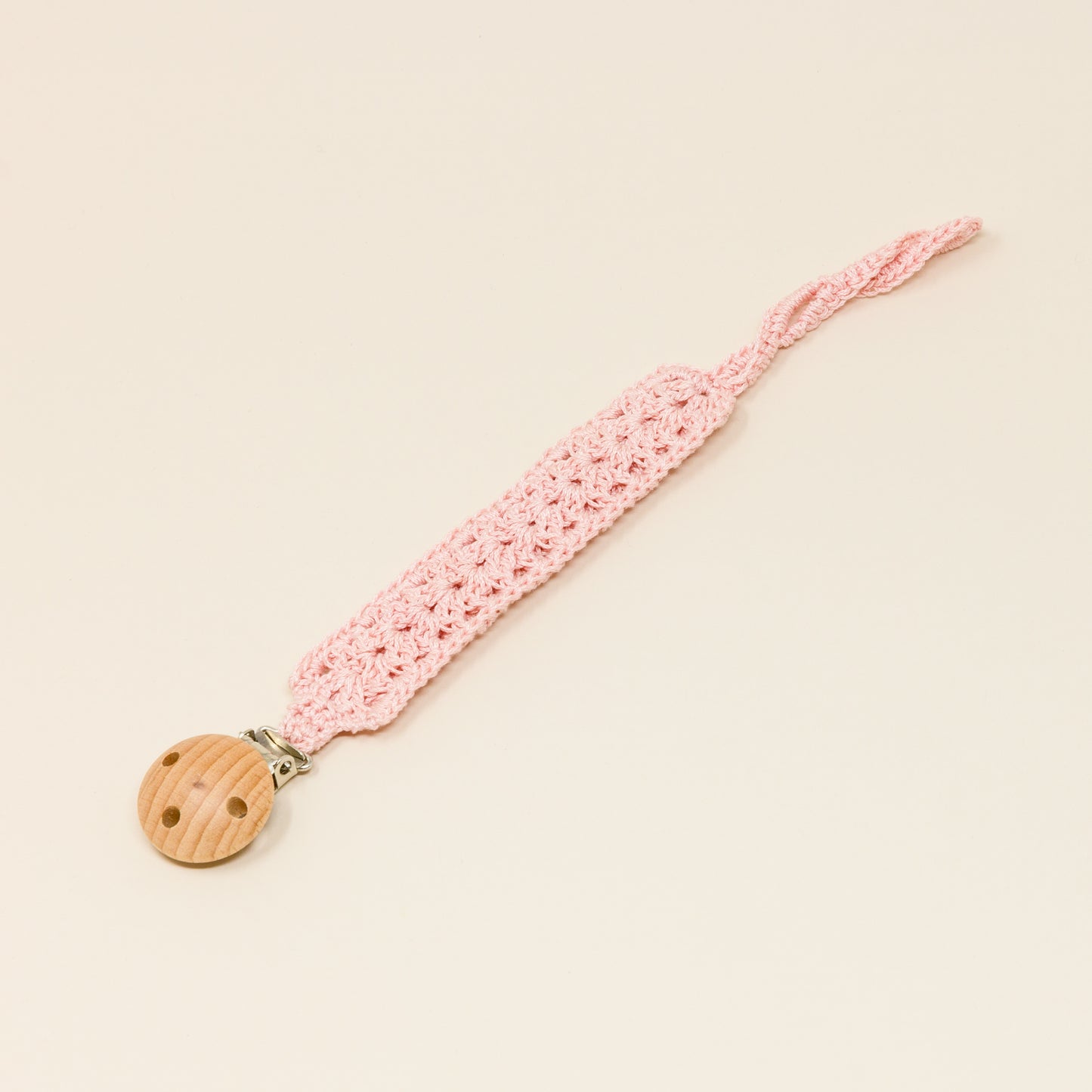 Pacifier Strap - Light Blush