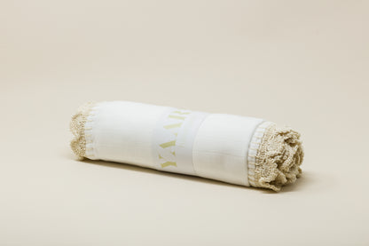 Triple Swaddle Blanket - Beige