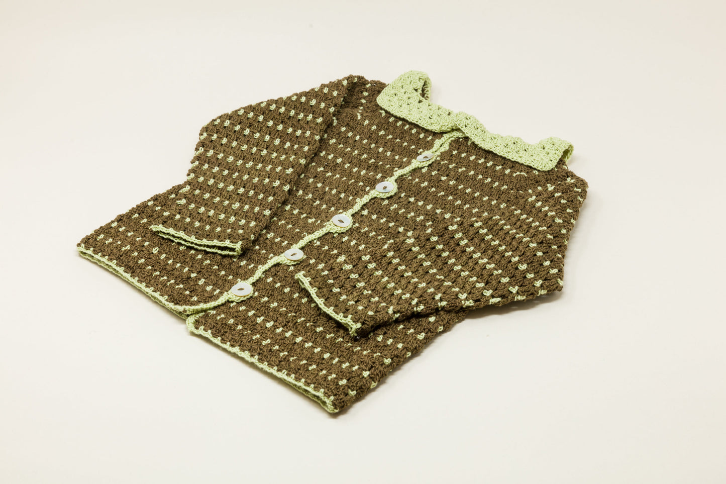 Cardigan HARLOW - Dotted Brown