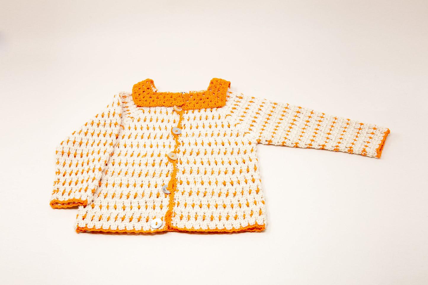 Cardigan HARLOW - Dotted Orange