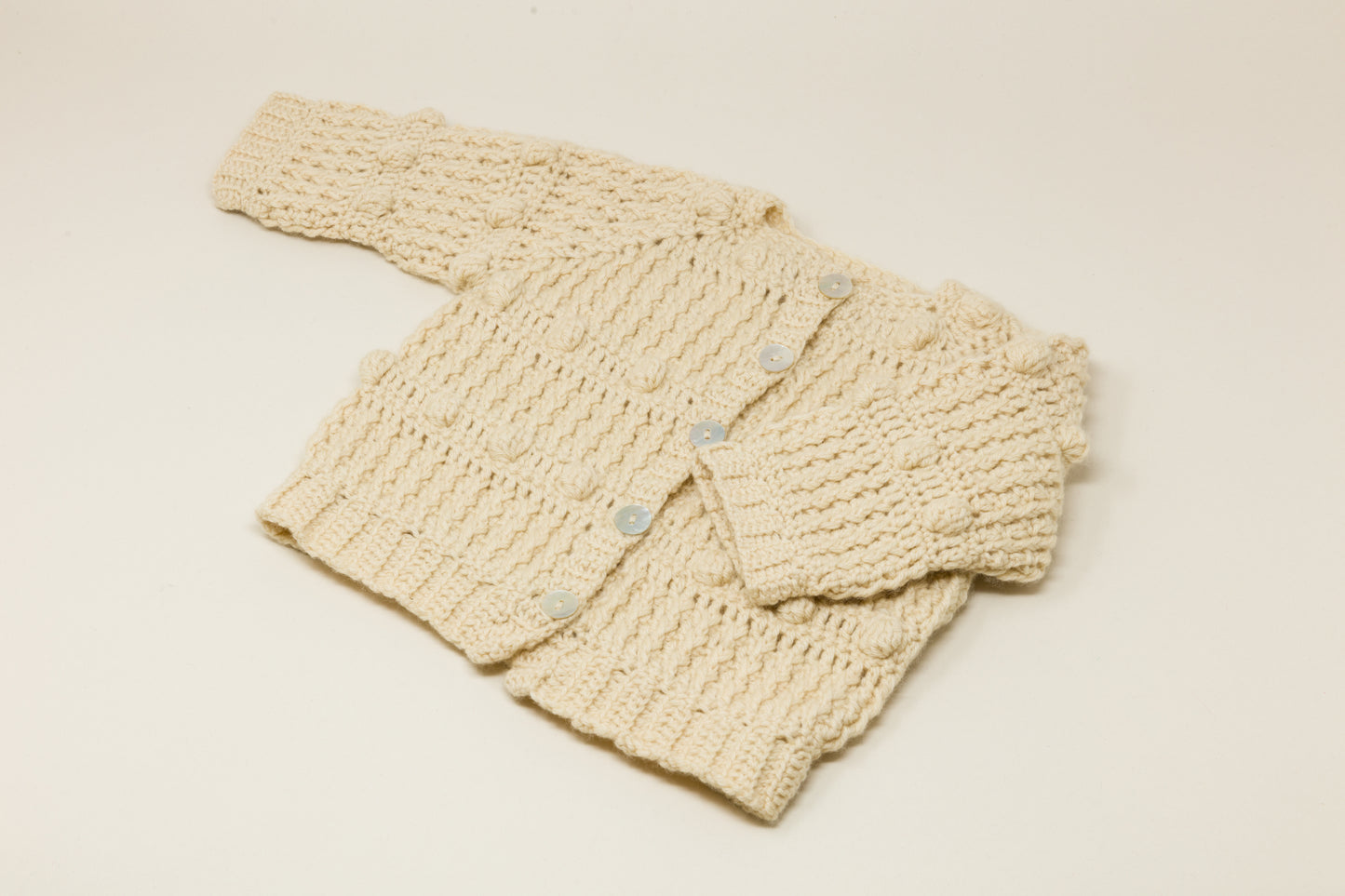 Woolen Cardigan FINCH - Vanilla